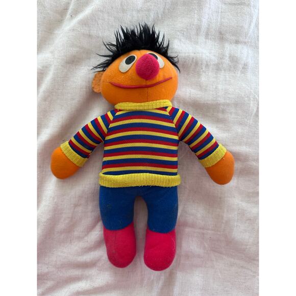 1992 Ernie Plush Sesame Street Muppet Jim Henson Hasbro Vintage - Picture 1 of 4
